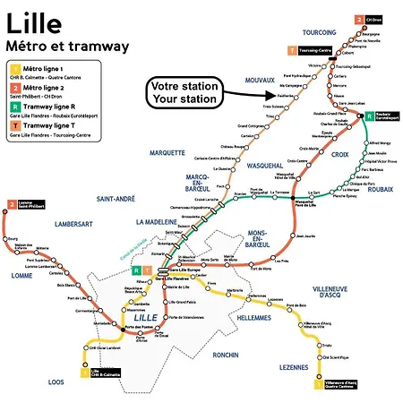 Maison 3 Avec Jardin, Proche Tram * Mouvaux